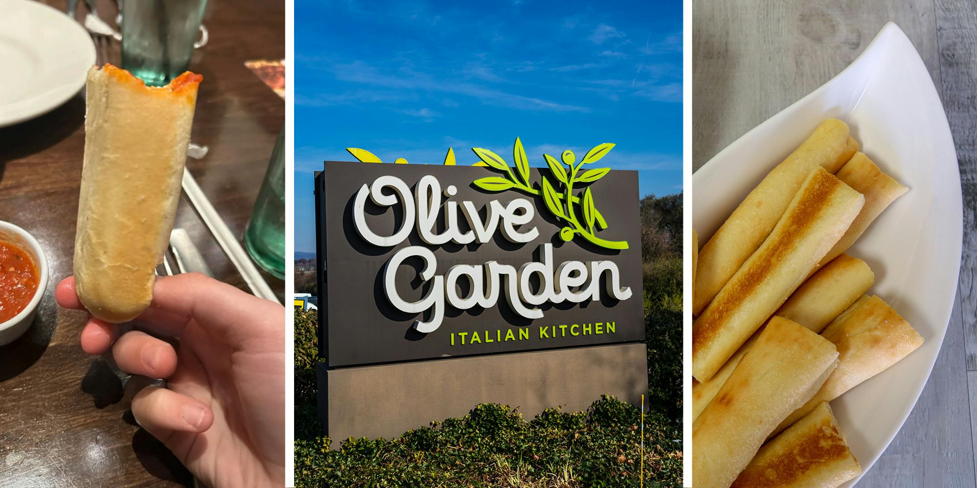 What Is On This Olive Garden Breadstick?