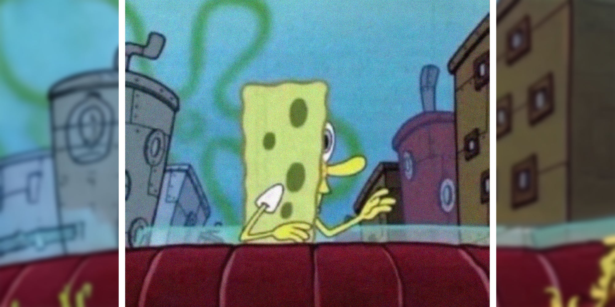 spongebob side eye meme