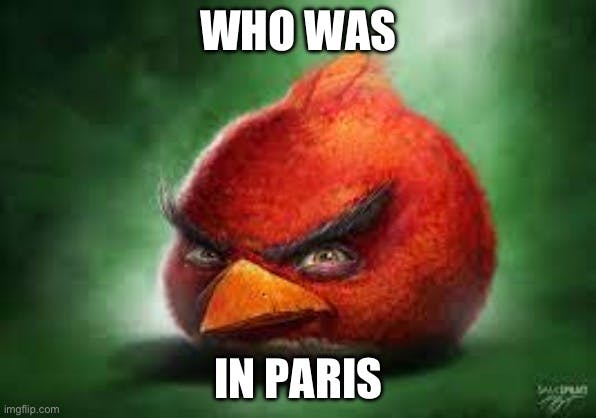 angry birds who was in paris