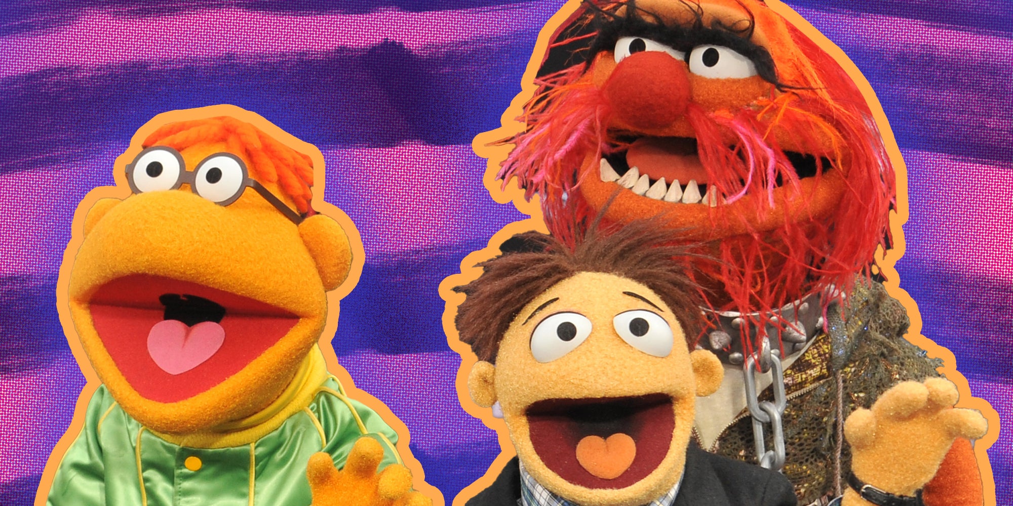 Muppets characters at the world premiere of their movie Disney's 'Muppets Most Wanted' at the El Capitan