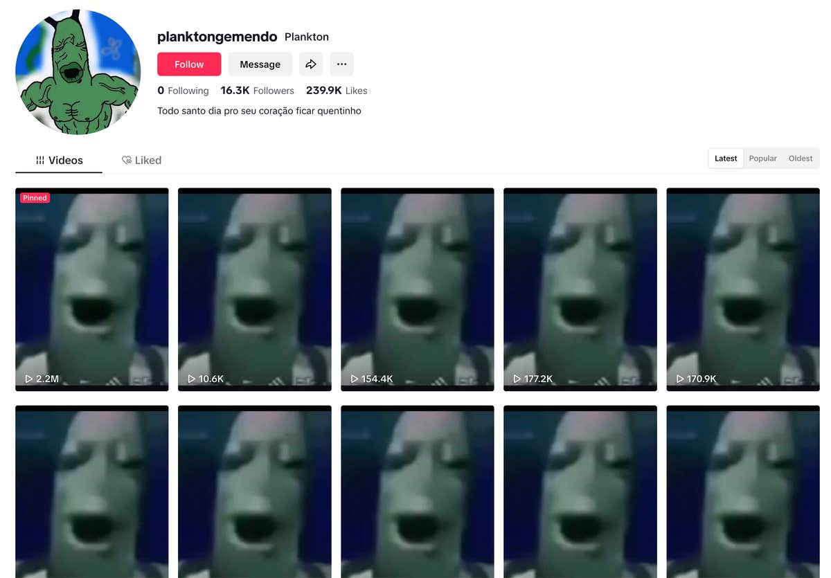 In the darkest of days, the Moaning Plankton Face meme unites the internet