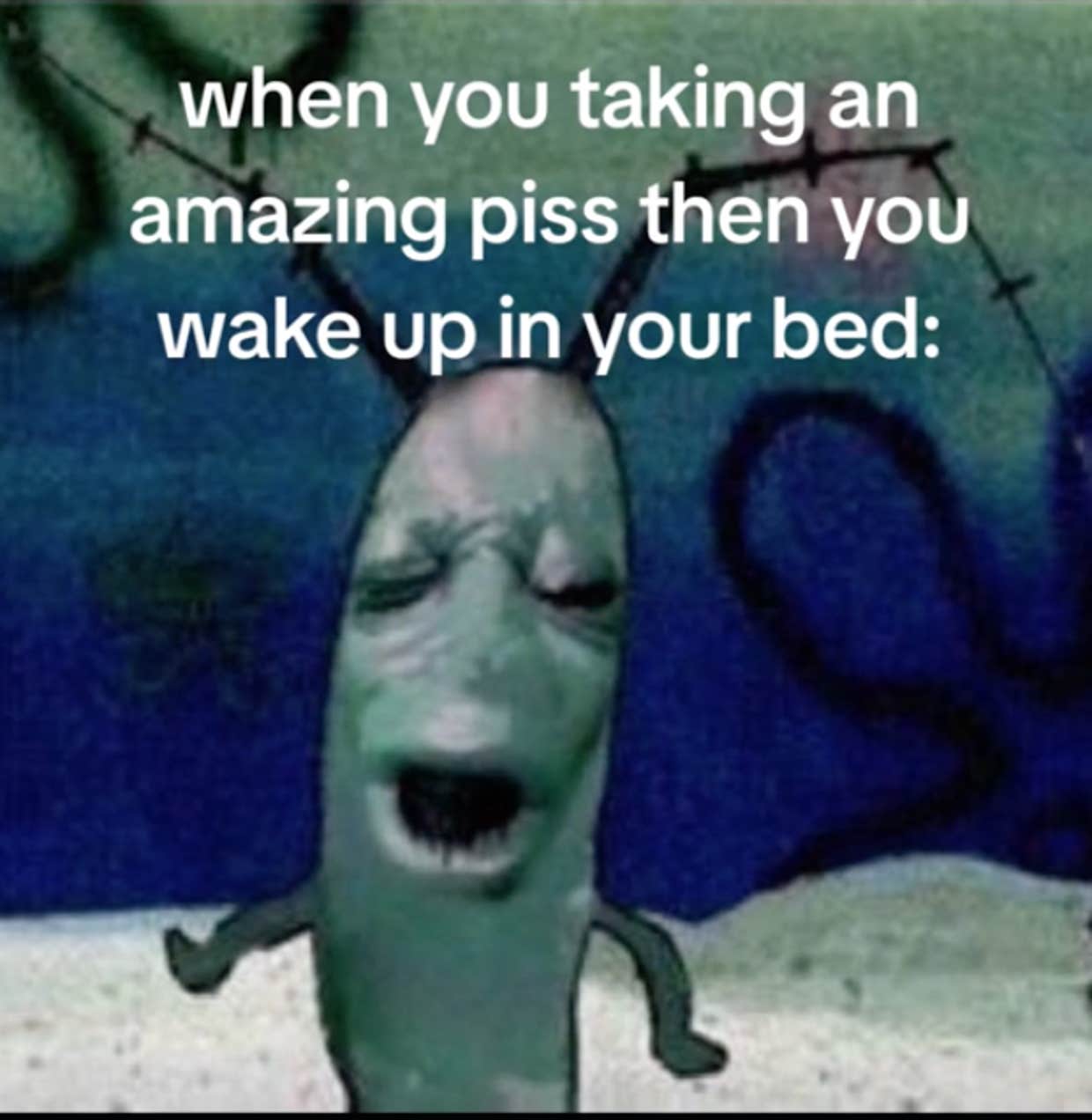 In the darkest of days, the Moaning Plankton Face meme unites the internet