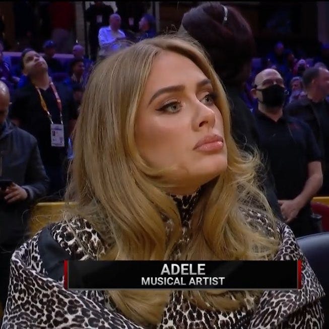 adele 2022 nba all-star game