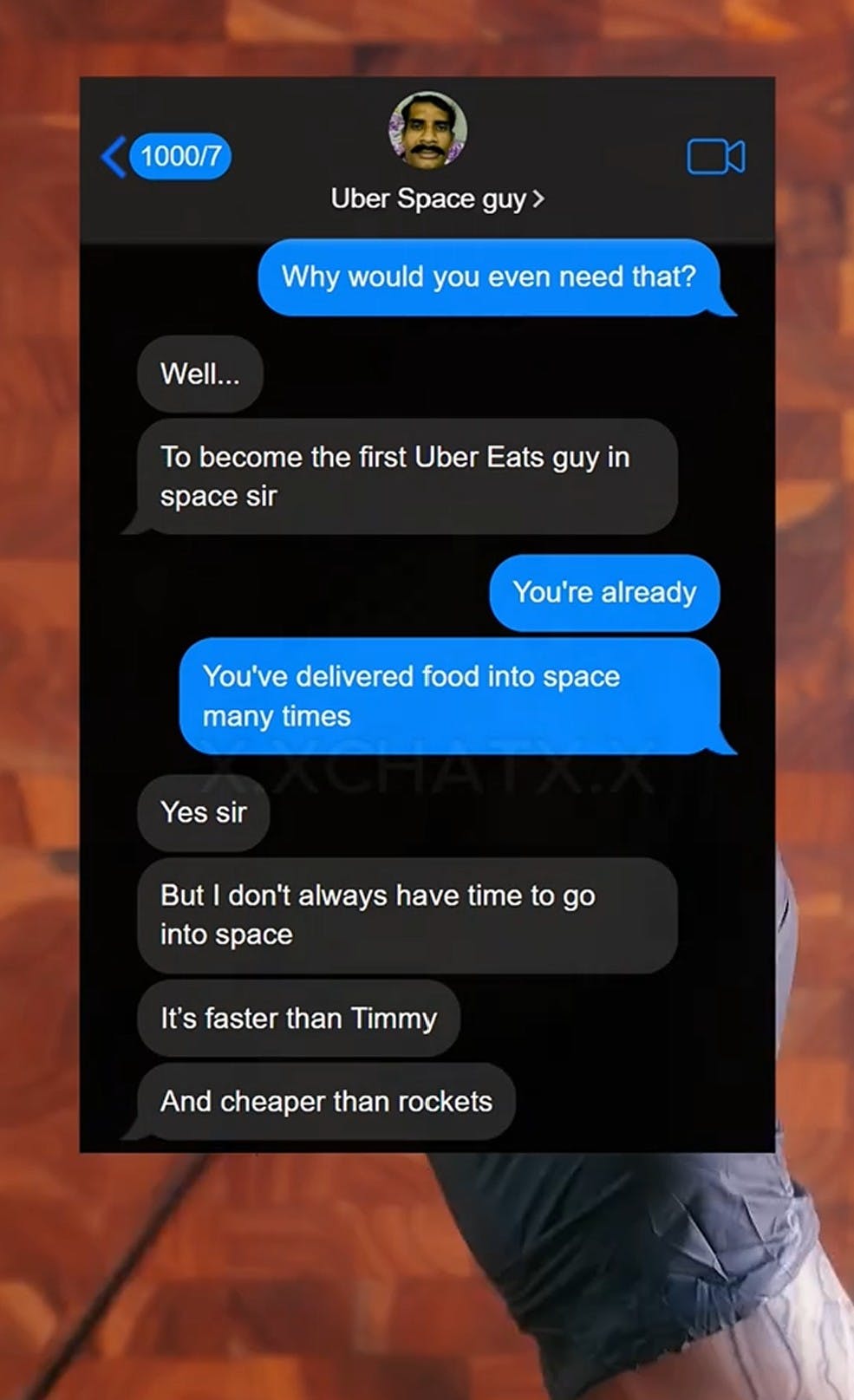 amir uber eats in space