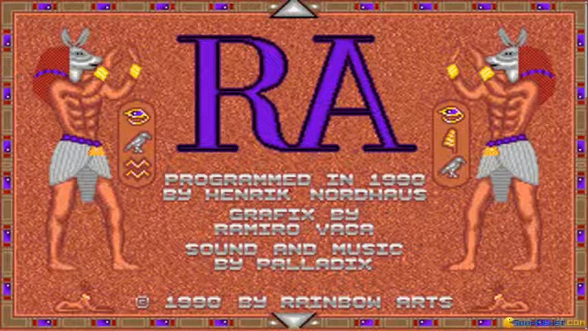 curse of ra title screen 1990