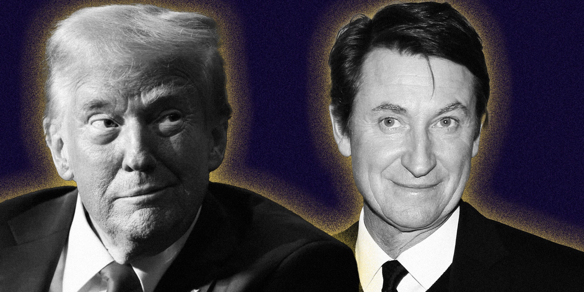 Donald Trump and Wayne Gretzky