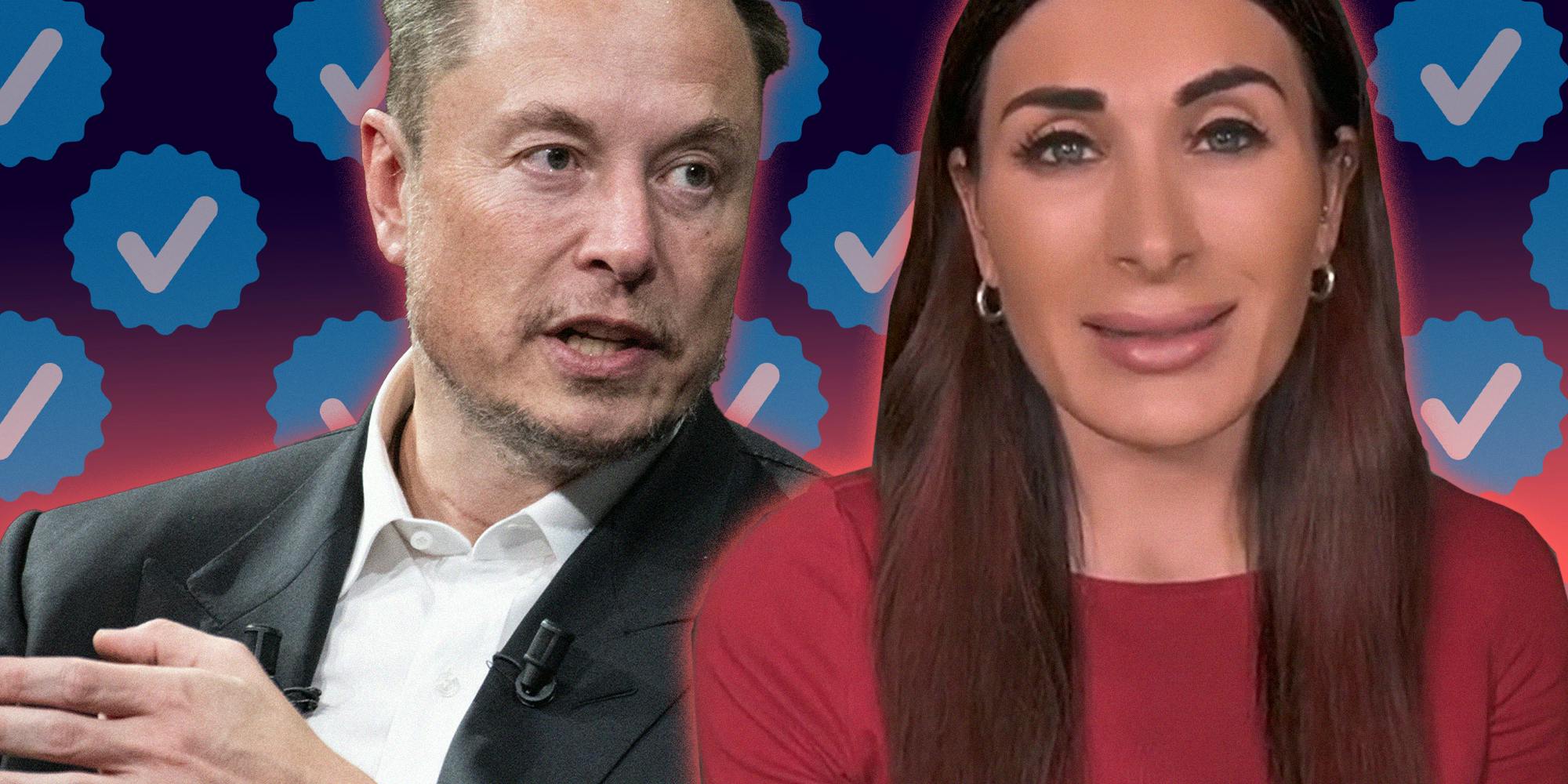 Elon Musk and Laura Loomer