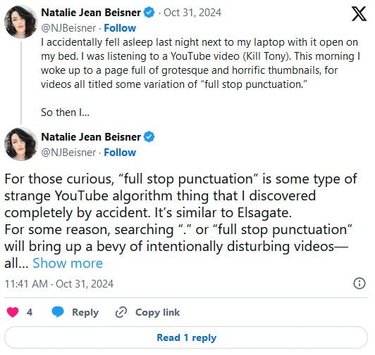 full stop punctuation explained