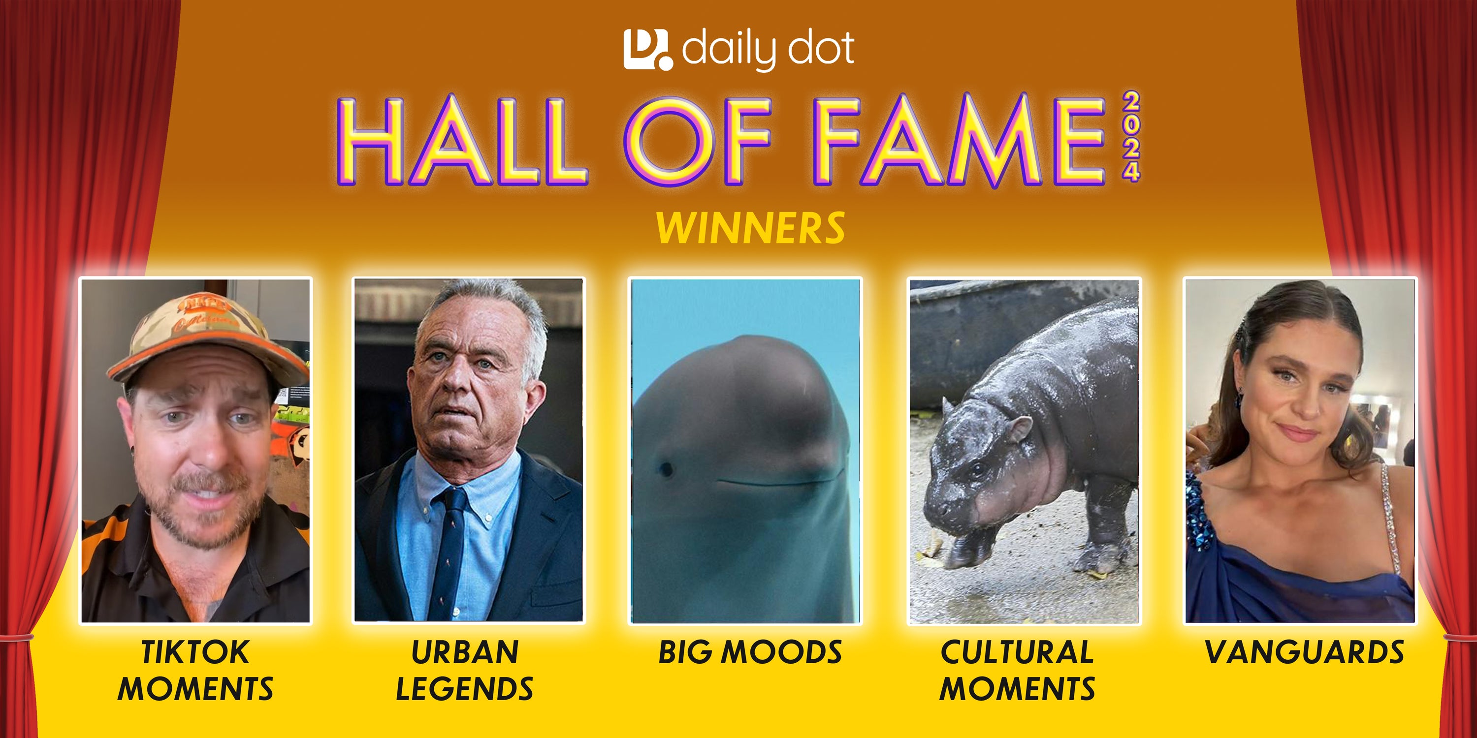The 2024 Daily Dot Hall of Fame winners.