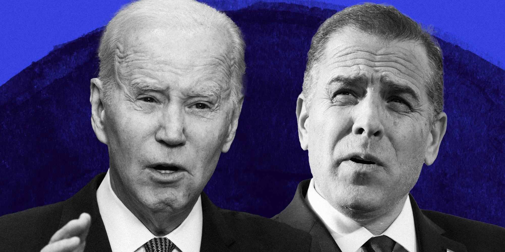 Joe Biden and Hunter Biden