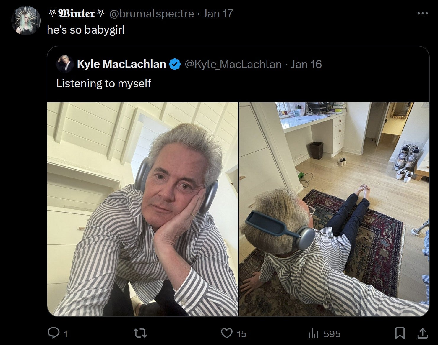 babygirl kyle maclachlan meme