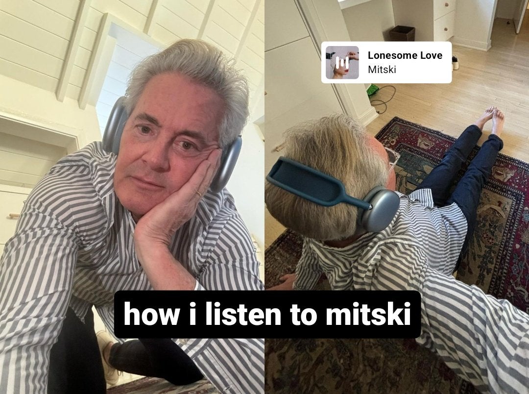 kyle machlachlan meme listening to mitski