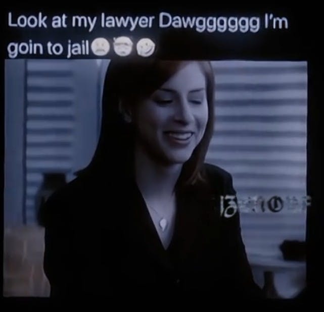 casey novak law and order svu look at my lawyer dawg