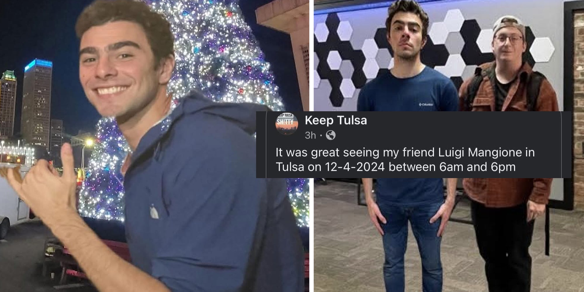 Luigi Mangione alibi images