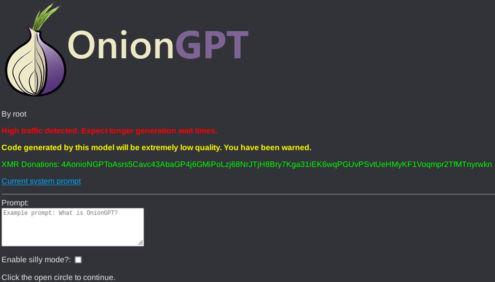 IT HAD TO HAPPEN: Uncensored dark web AI bot “OnionGPT” teaches you to make meth via the extremely popular and ultra-private Tor network 🤖