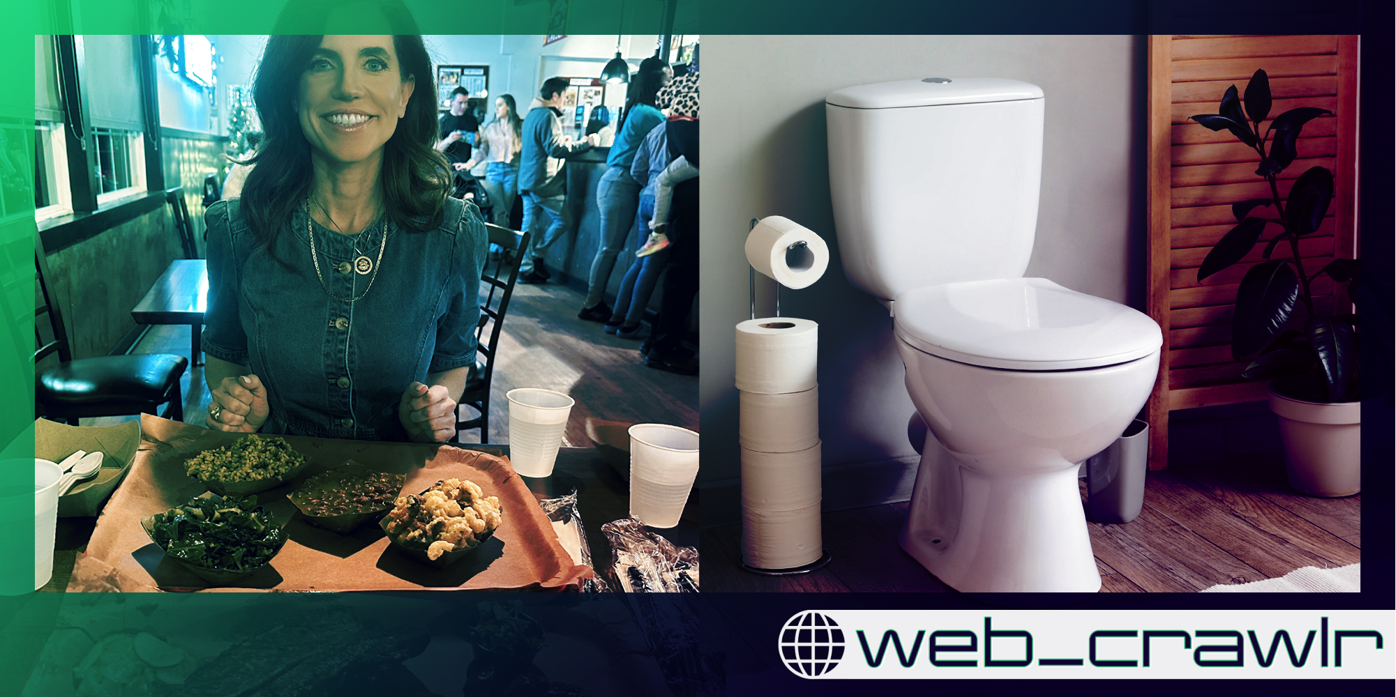 Nancy Mace and a toilet. The Daily Dot newsletter web_crawlr logo is in the bottom right corner.