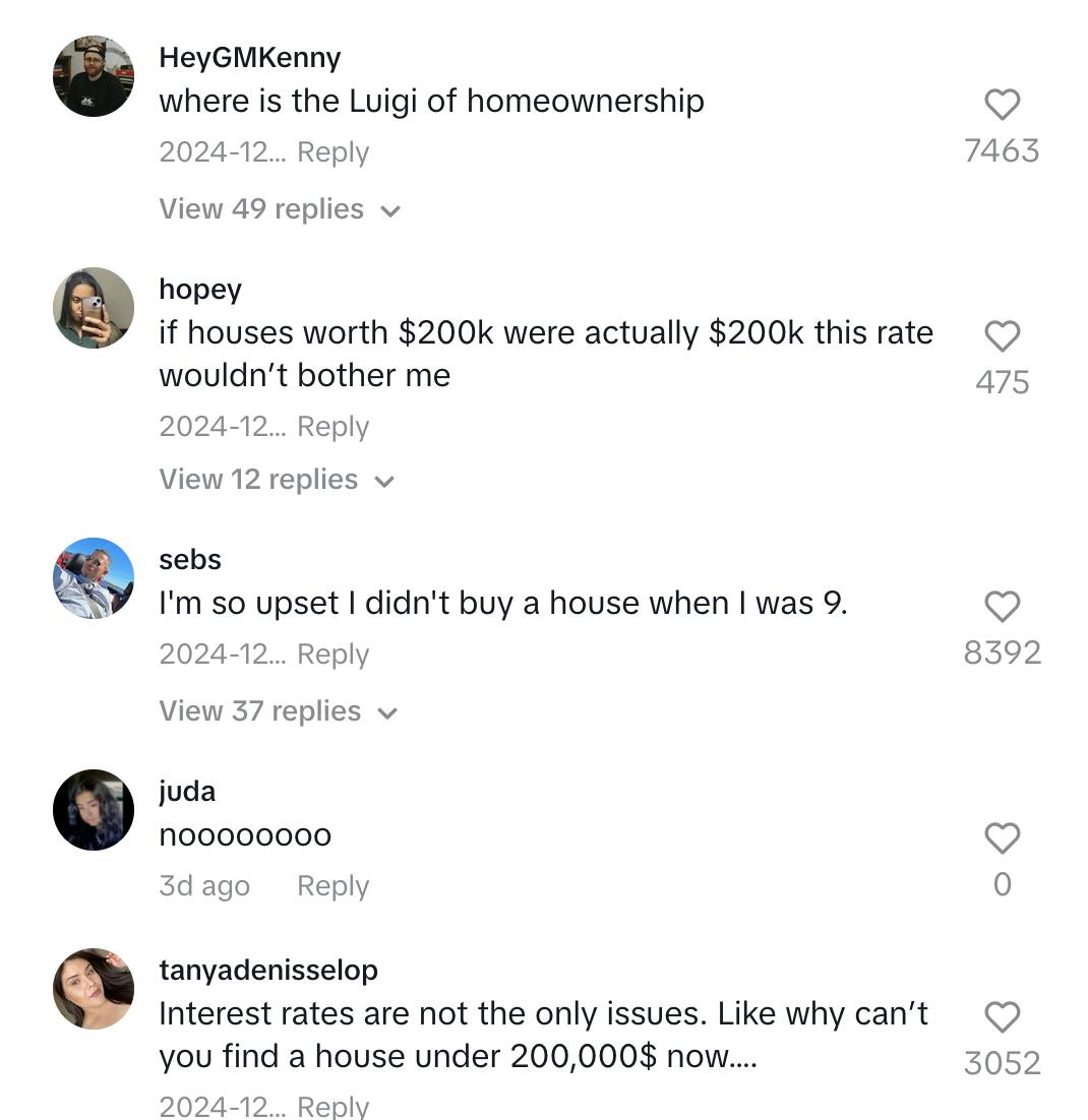 More TikTok reactions to interest rates