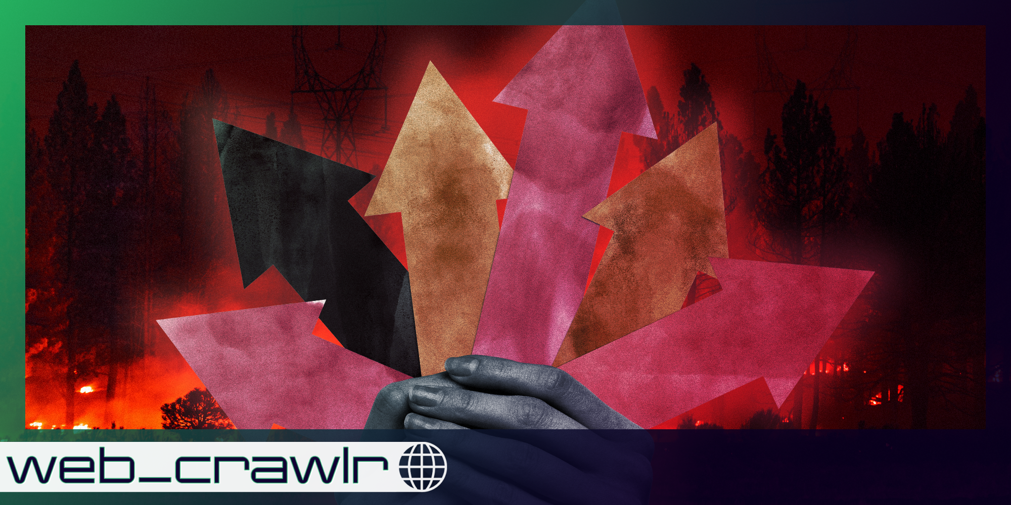 Arrows over wildfires