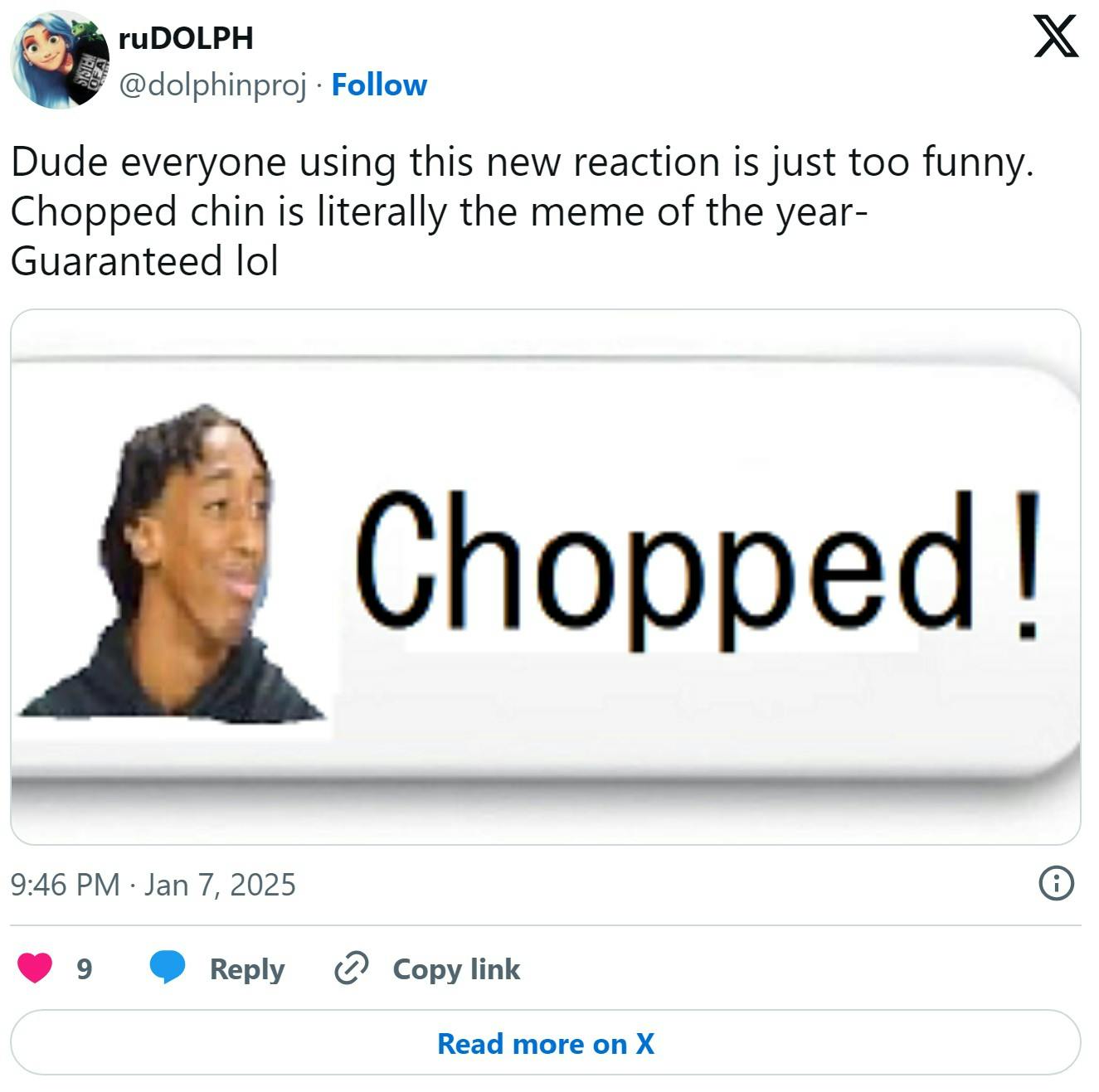 chopped reaction twitter