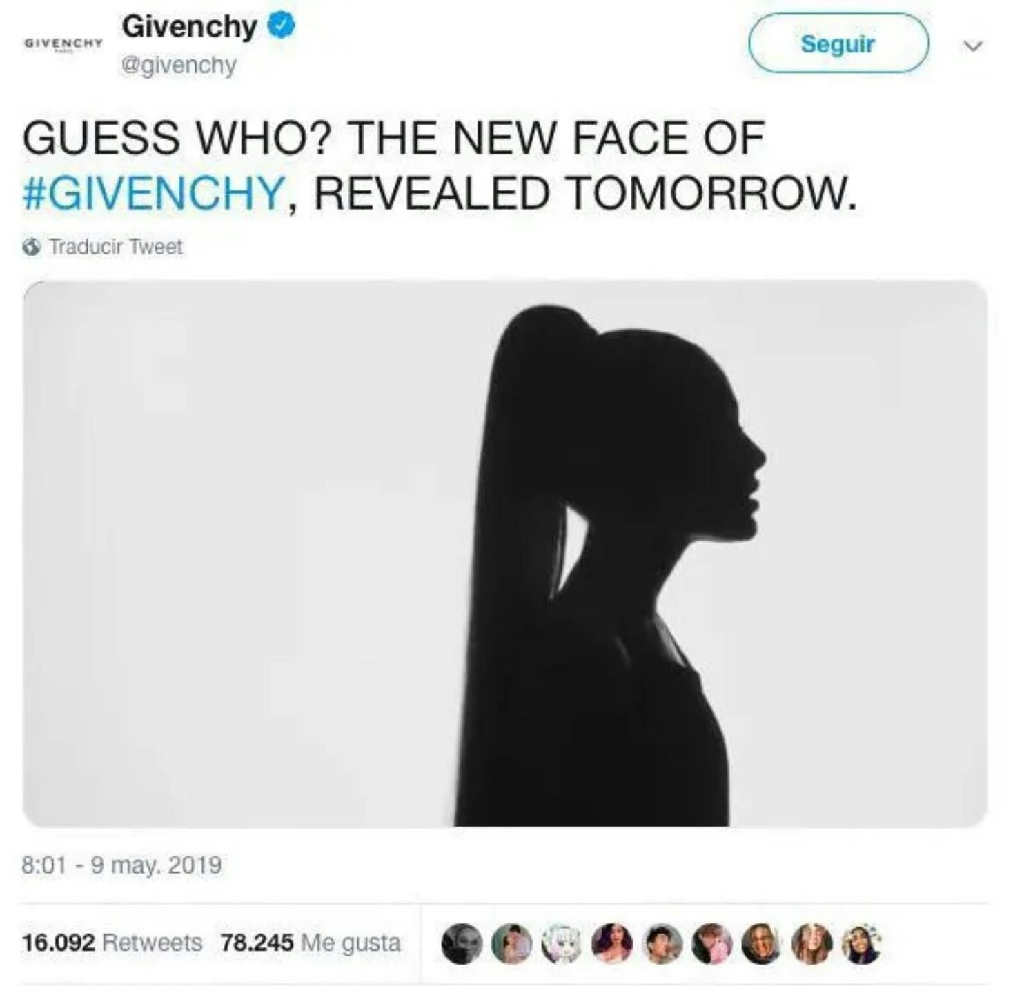 ariana grande sihouette meme