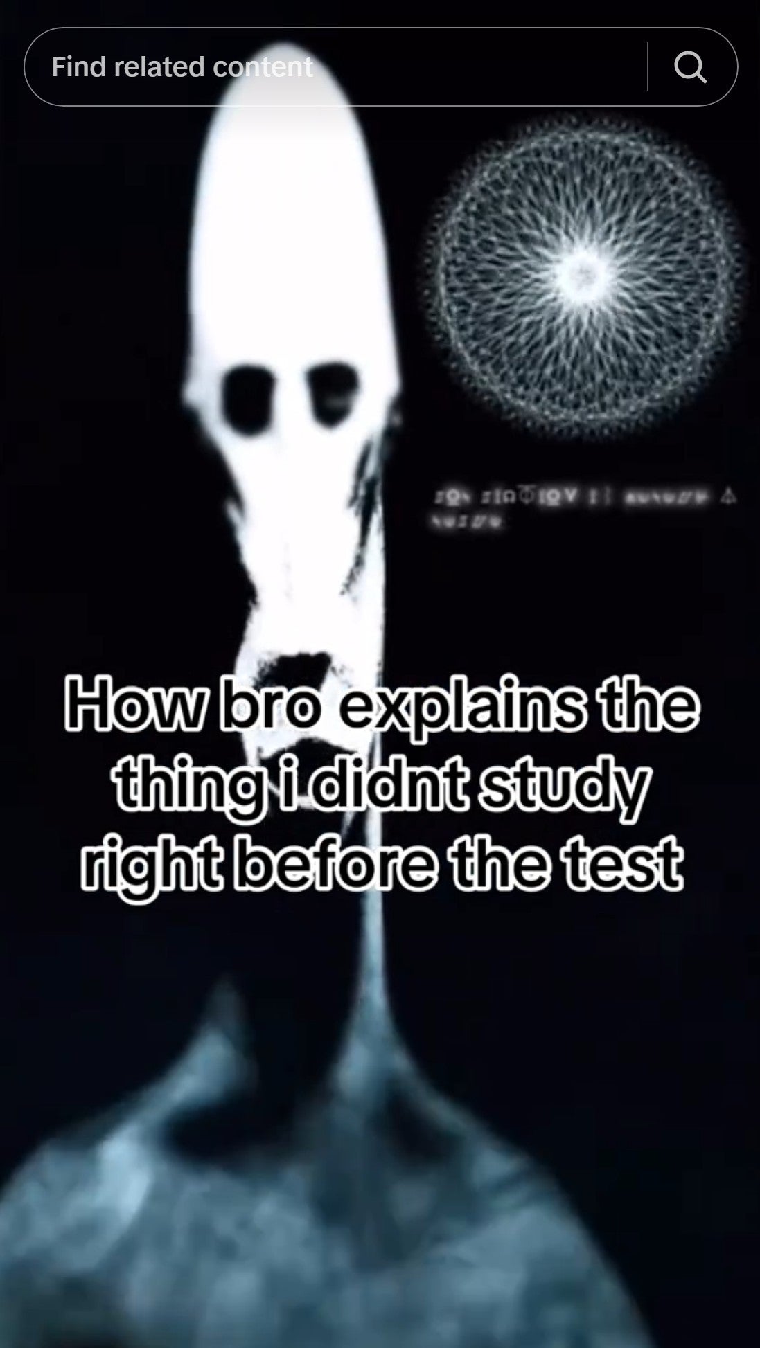 'how bro explains the thing i didn't study right before the test' locked in alien meme