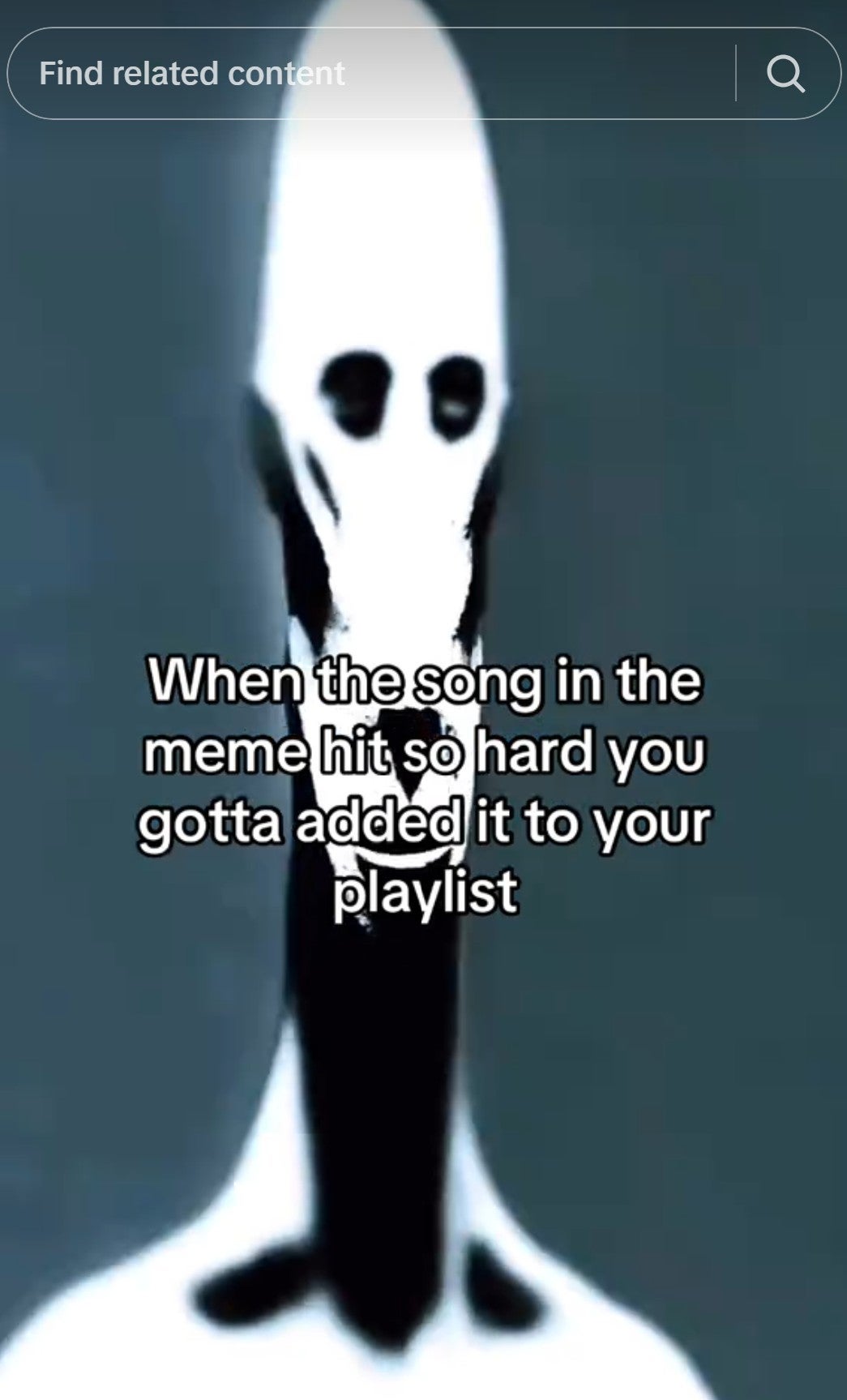 'when the song in the meme hit so hard you gotta added it to your playlist' locked in alien meme