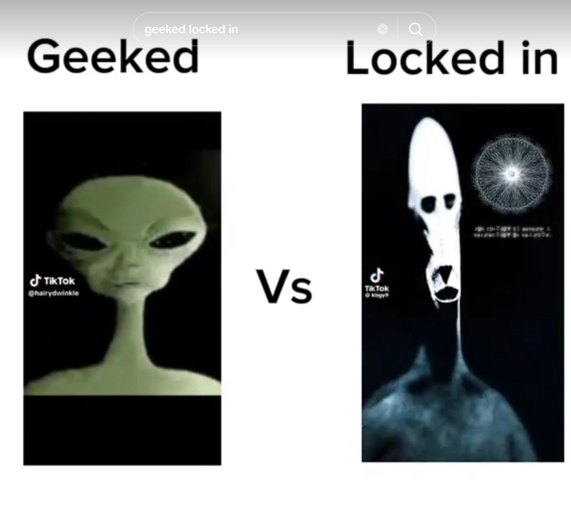 geeked vs locked in