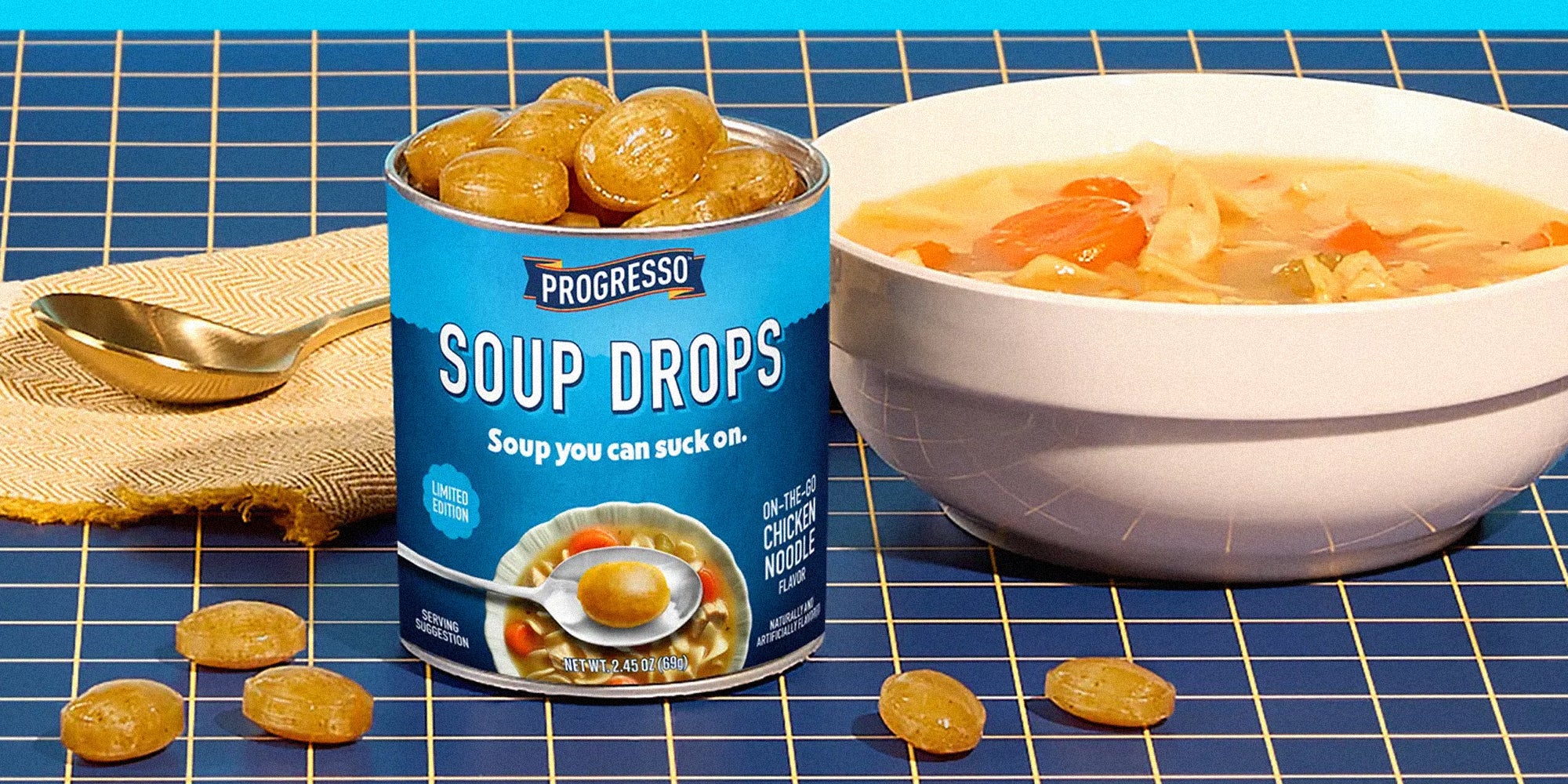 Progresso Soup drops