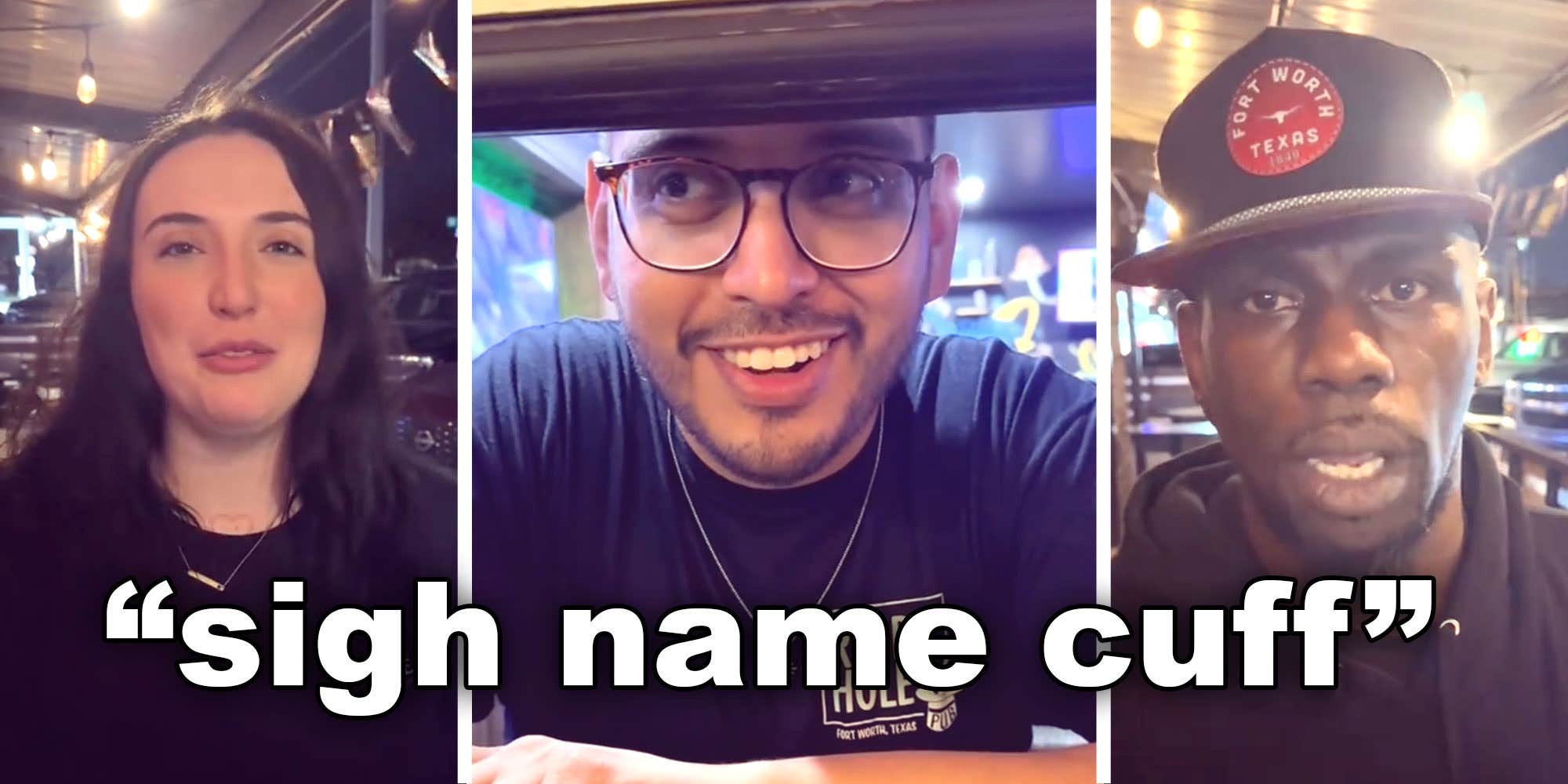 Why are people on TikTok saying 'sigh name cuff'?