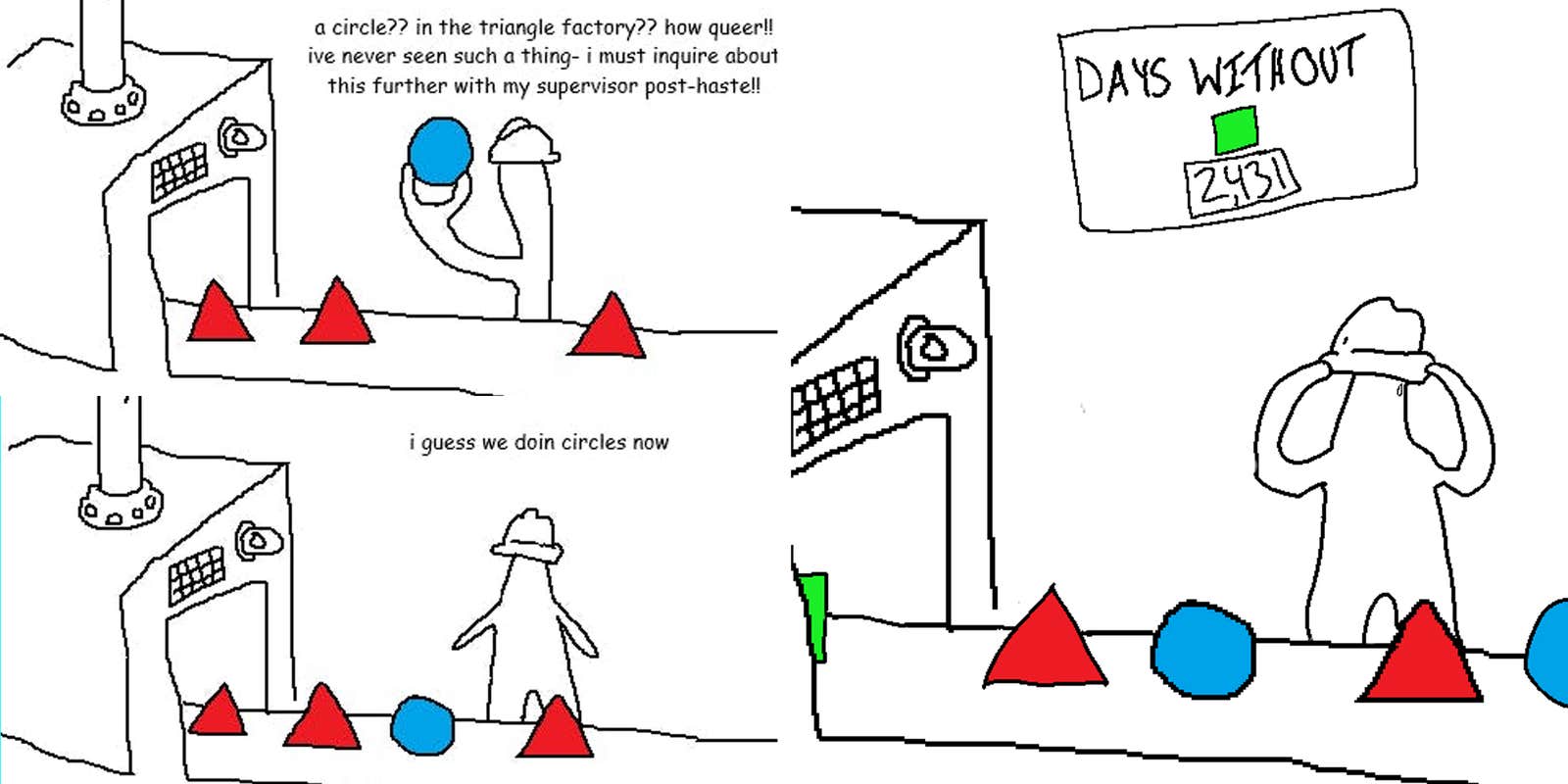 Problem Factory Meme 25 Of The Cleverest 'I Guess We Doin Circles Now' Memes