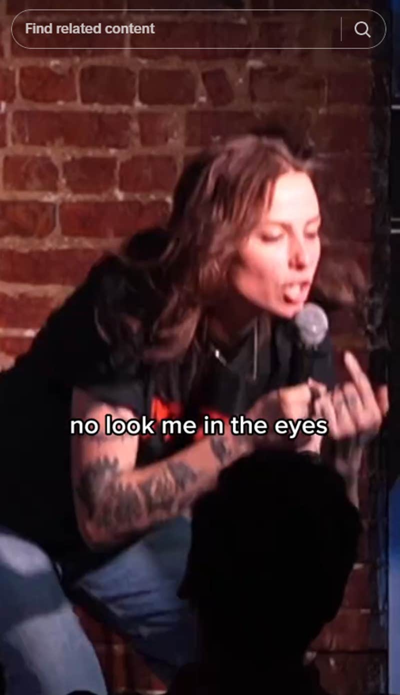 Comedian Natalie Cuomo's furious reaction to heckler sparks debate