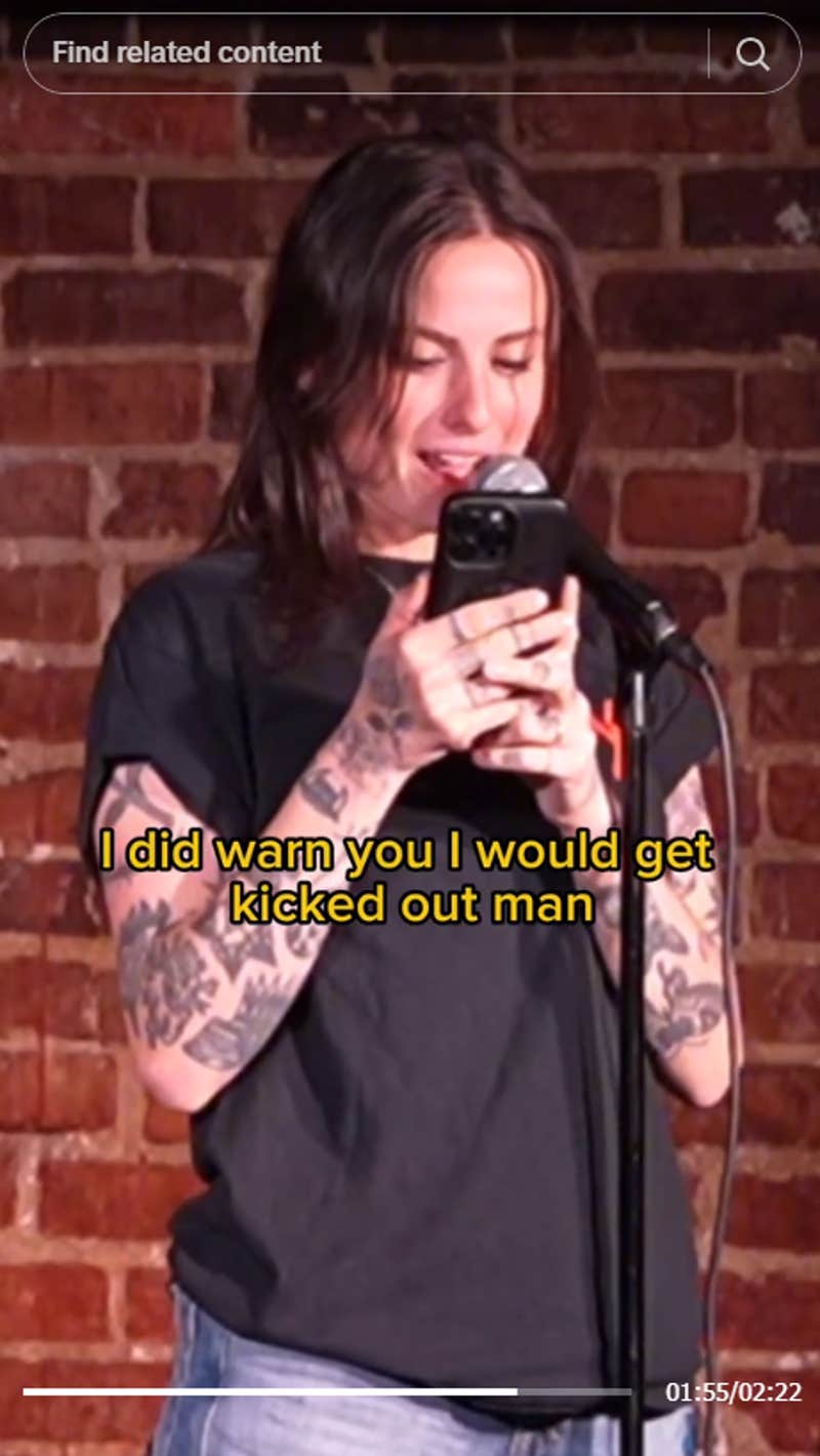 Comedian Natalie Cuomo's furious reaction to heckler sparks debate