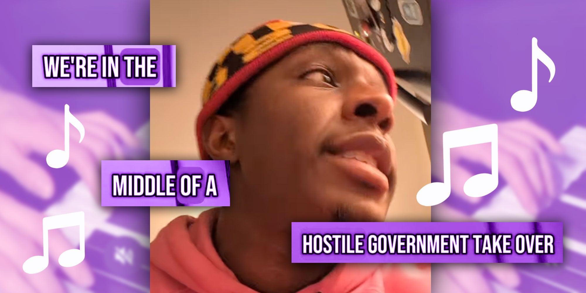What is the 'Hostile Government Takeover' song? TikTok’s political