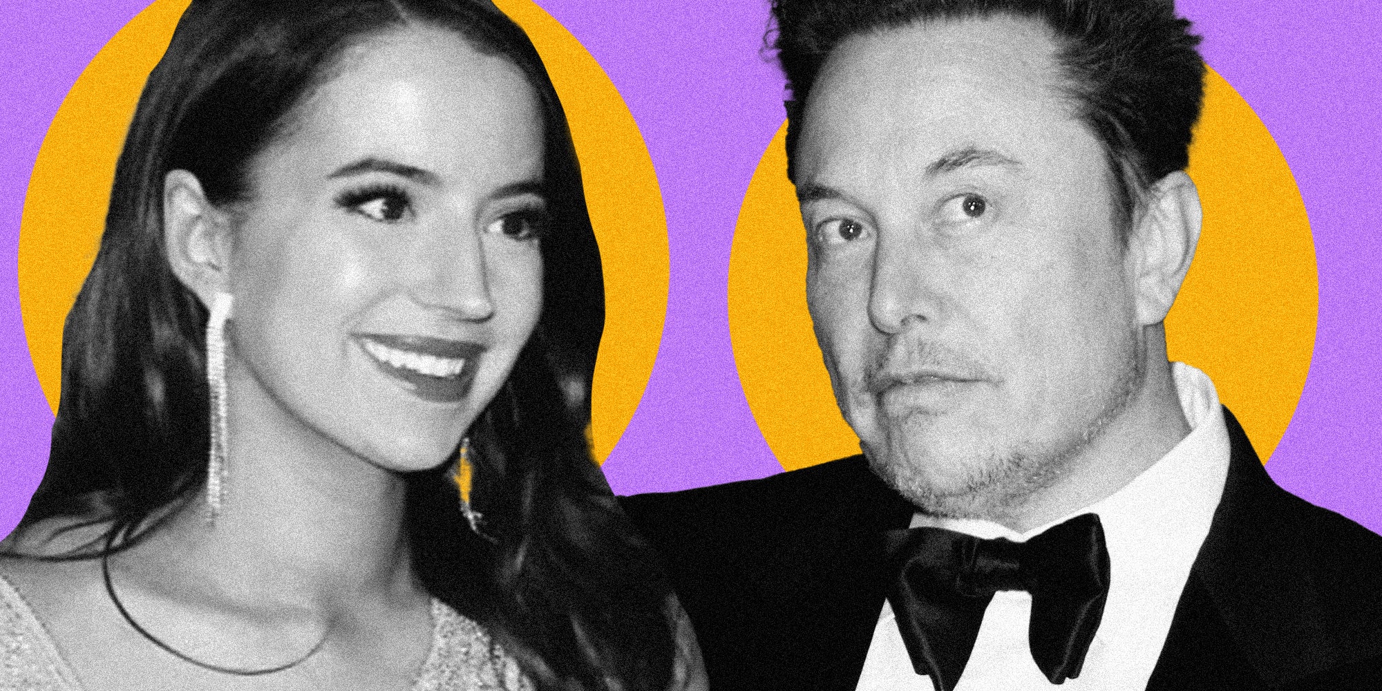 Ashley St Clair(l), Elon Musk(r)