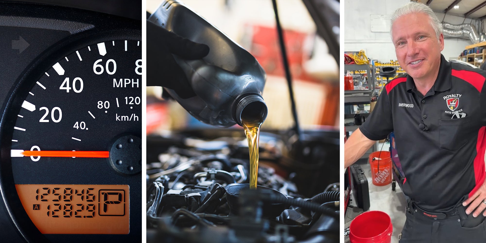 Car Mileage(l) Car Oil Change(c) Expert shares when to change oil(r)