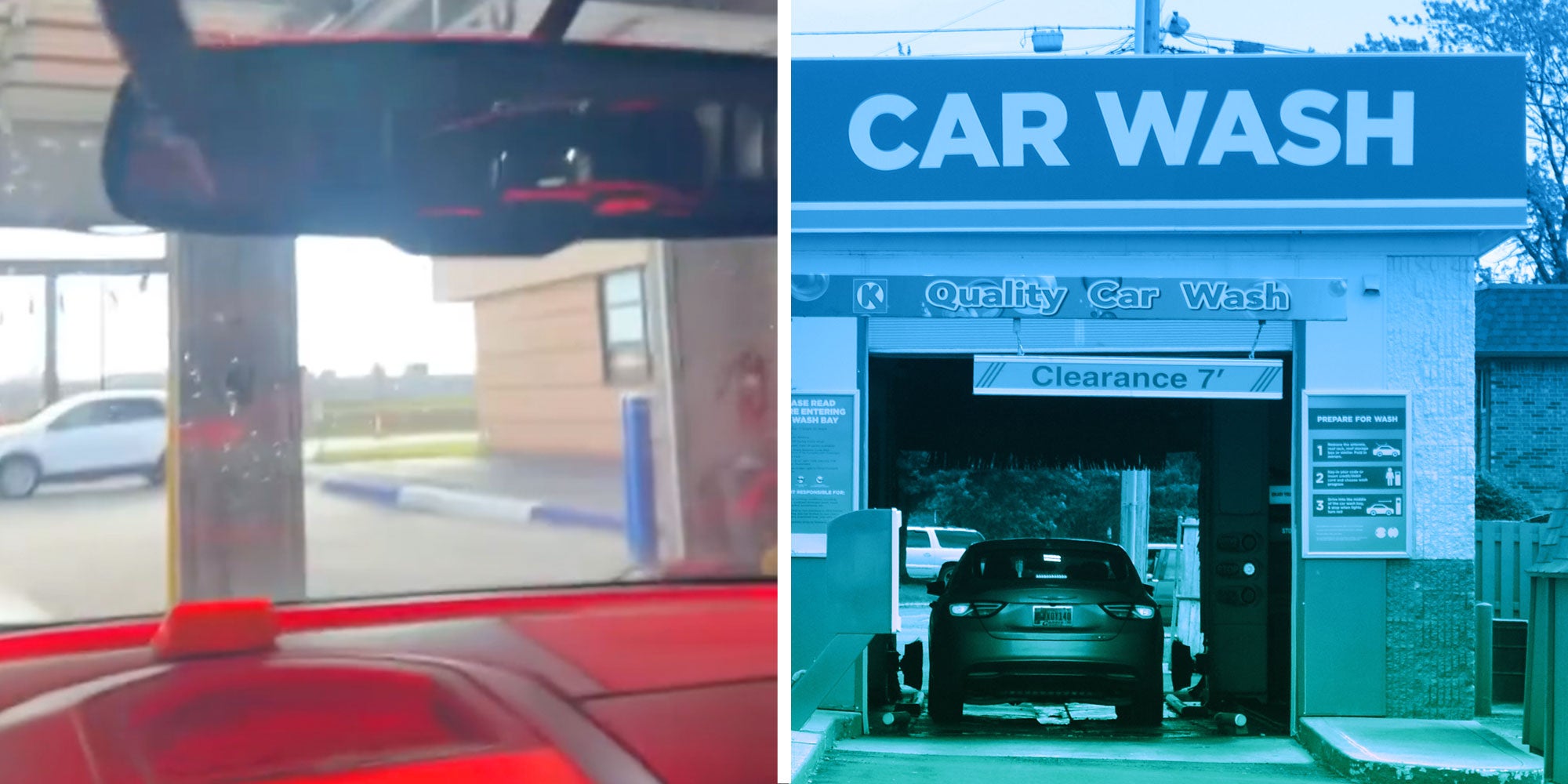 Screenshot from @e_cold1955's Tiktok; Photo of a Car Wash exterior.