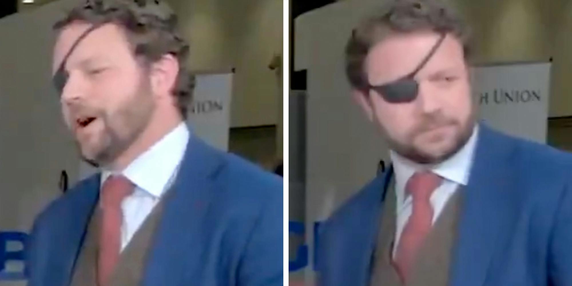 Dan Crenshaw Had Apparent Hot Mic Moment on Tucker Carlson