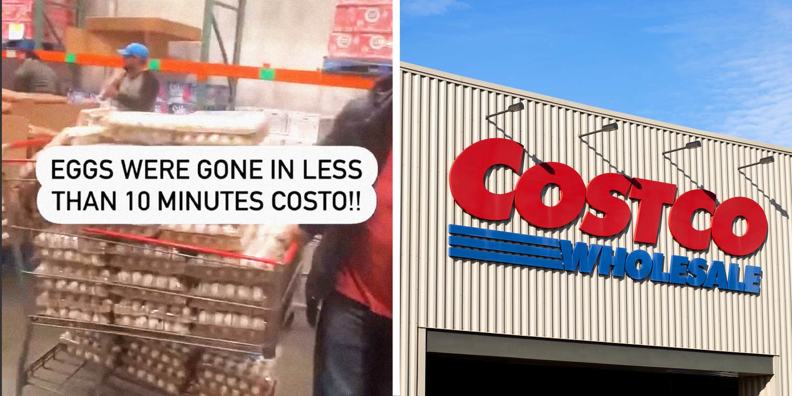 Viral video shows Costco eggs selling out in 10 minutes