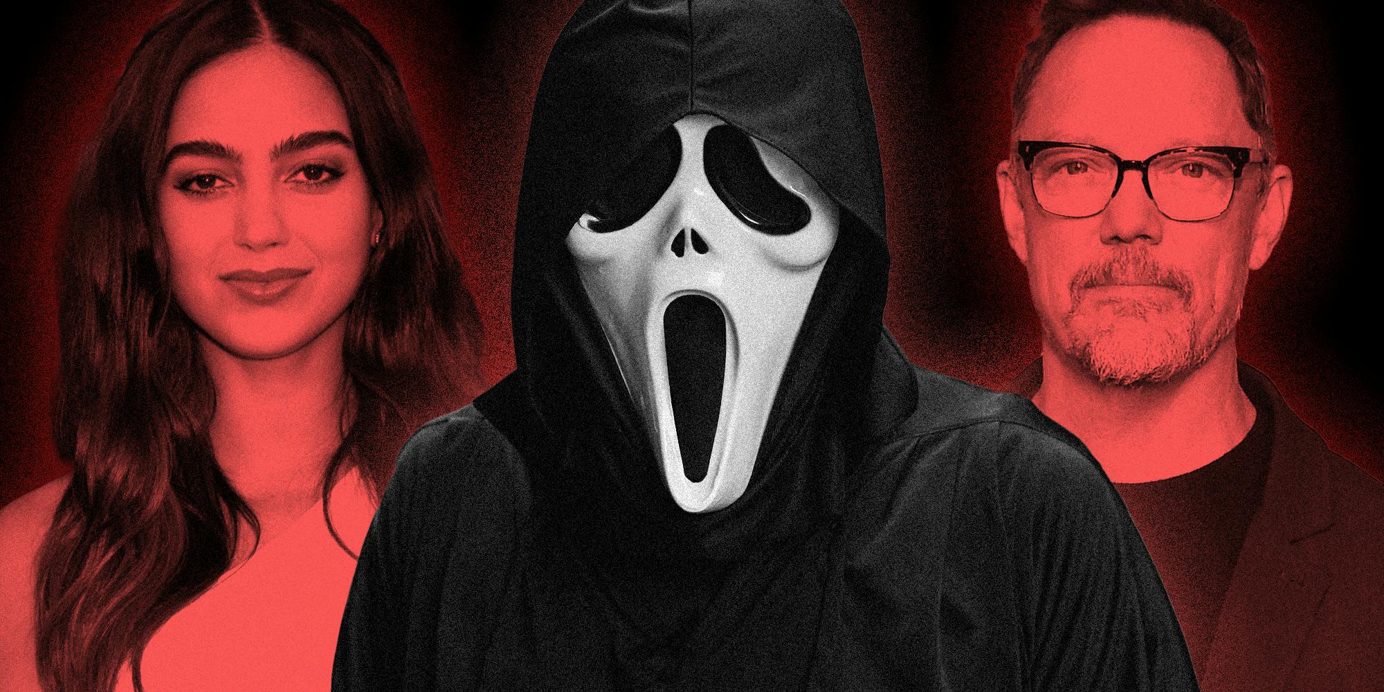 Melissa Barrera, Ghostface from scream, Matthew Lillard