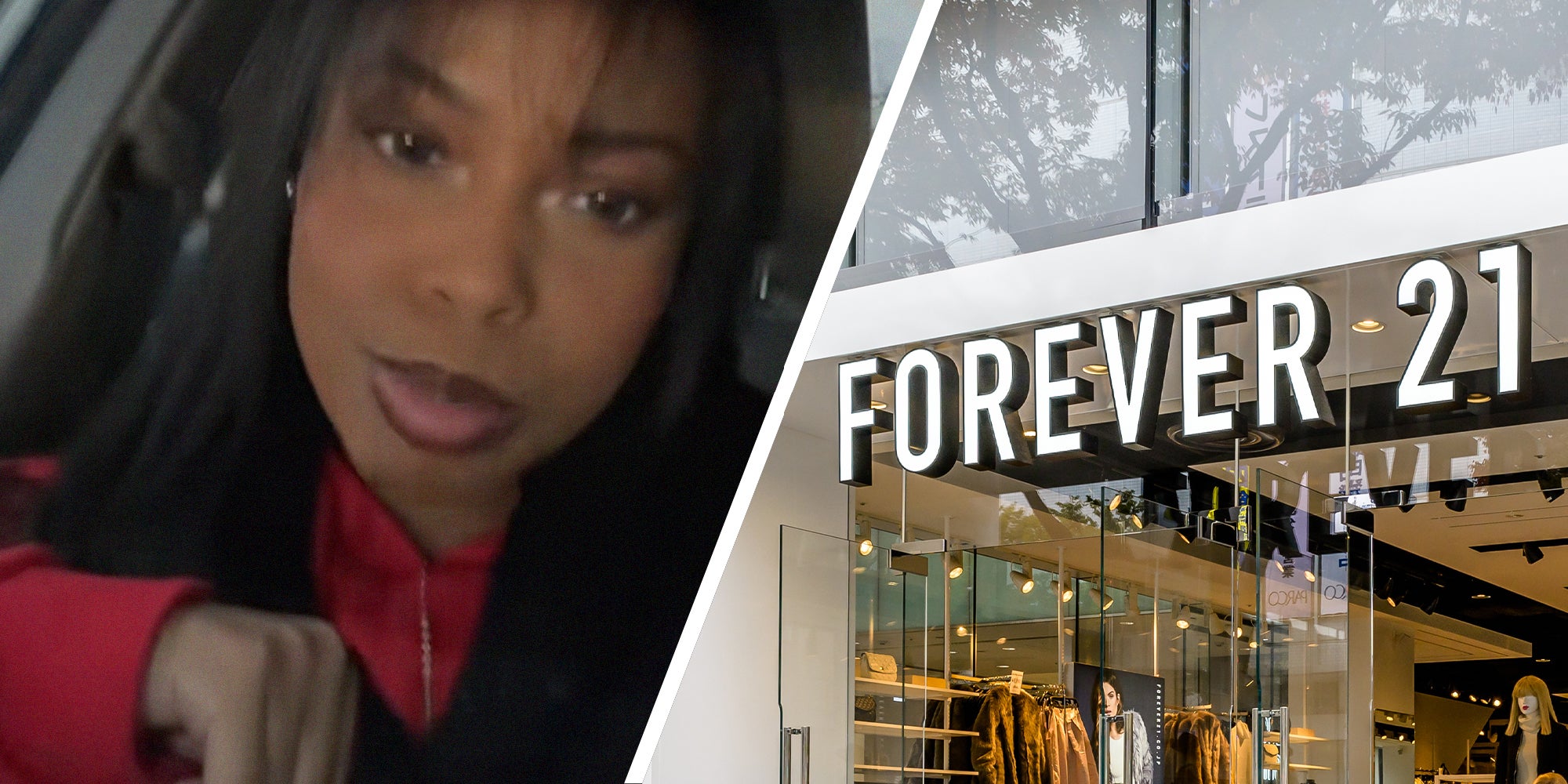 Woman shares update on status of Forever21(l) Forever 21 Building(r)