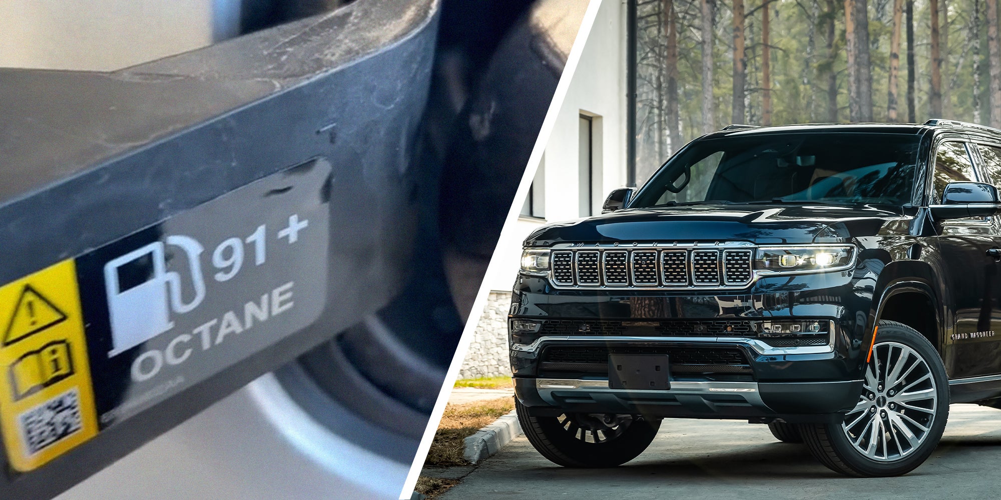 Octane 91+(l) Jeep Wagoneer(r)