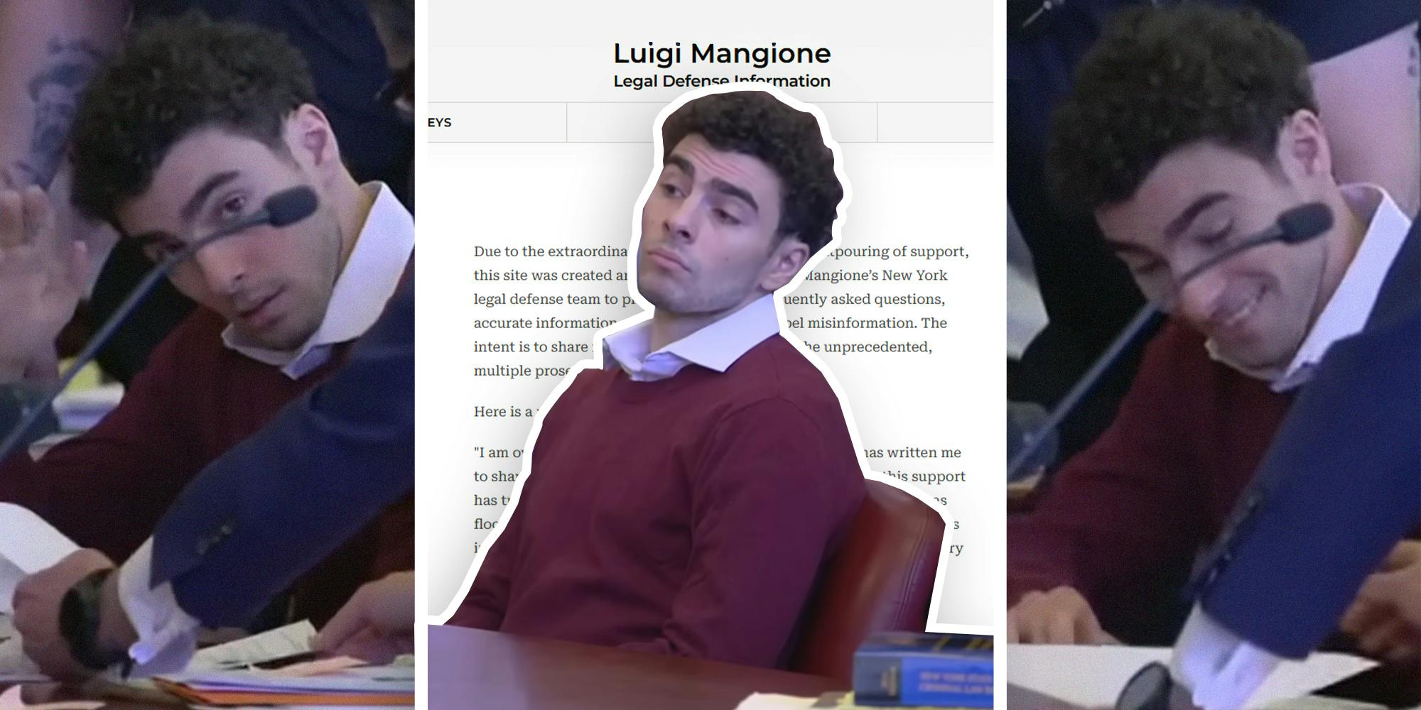 Luigi Mangione Website