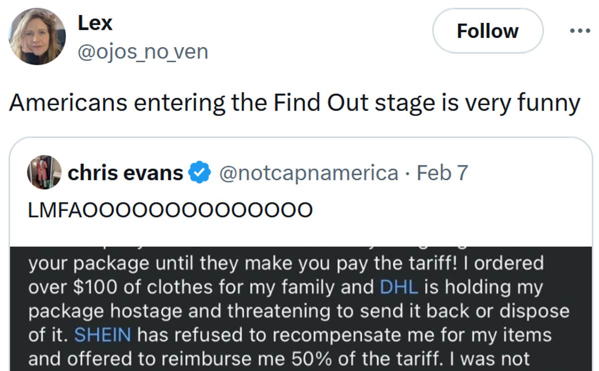 ‘DHL is holding my package hostage’ Trump supporter learns about SHEIN tariffs the hard way