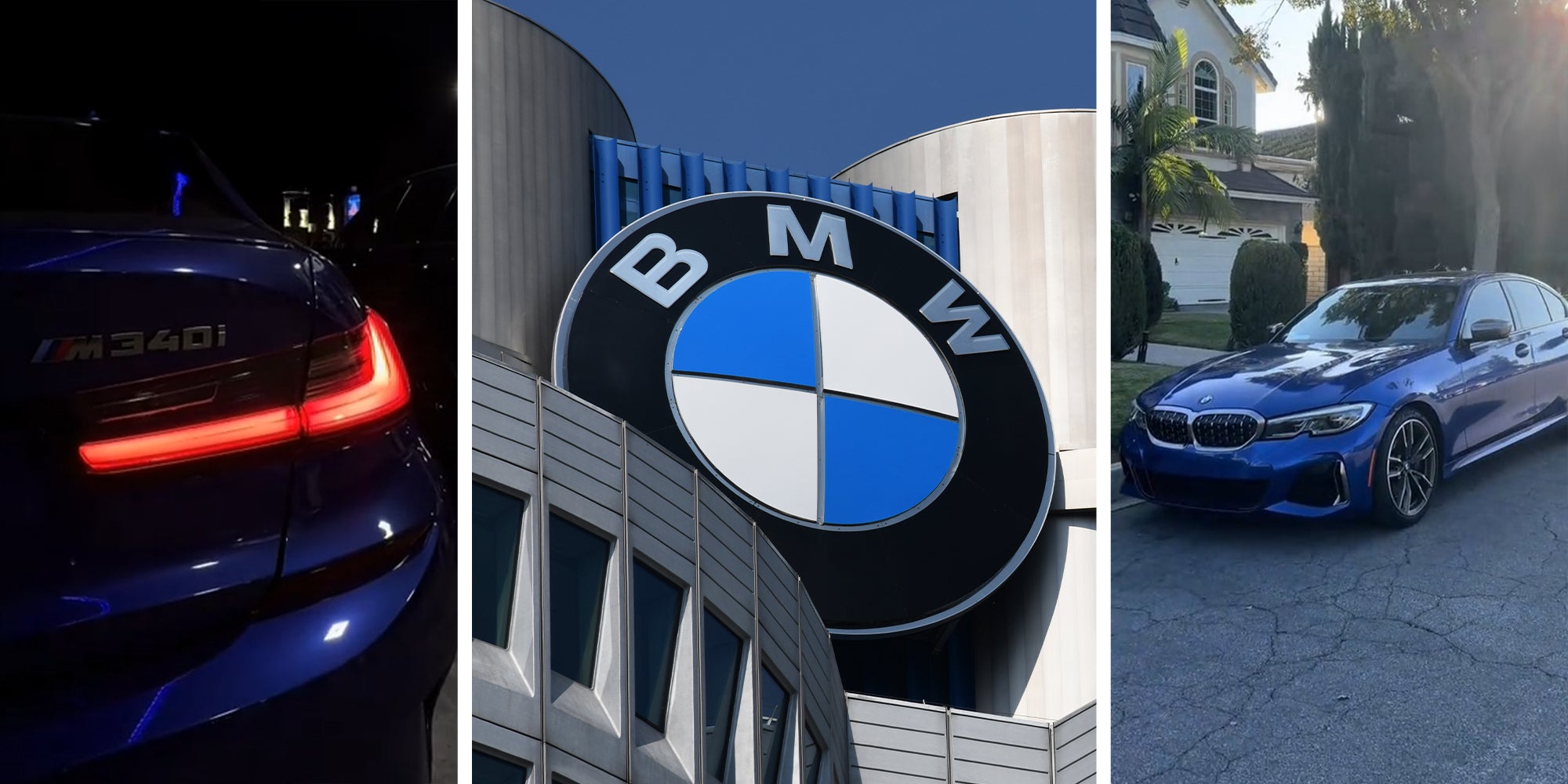 BMW Signal(l) BMW Logo(c) BMW Vehicle(r)