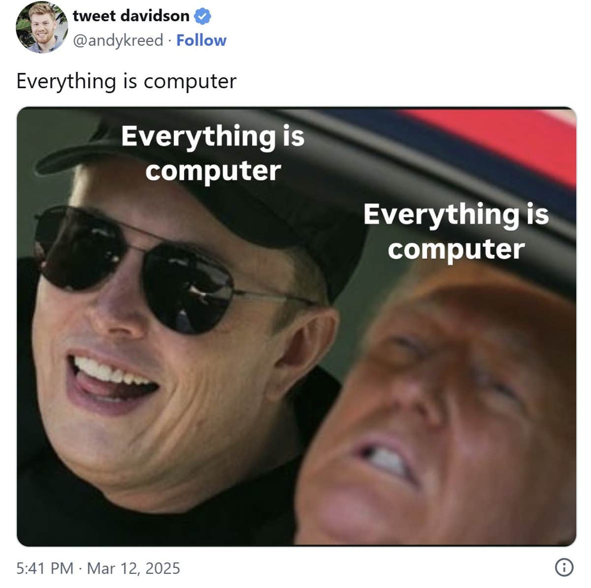 Everything's Computer Trump Quote Catchphrase Meme