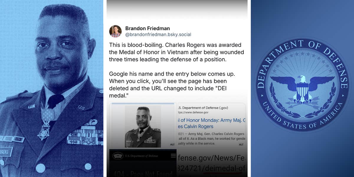 Pentagon quietly restores web page on Black Medal of Honor recipient after backlash over ‘DEI’ label