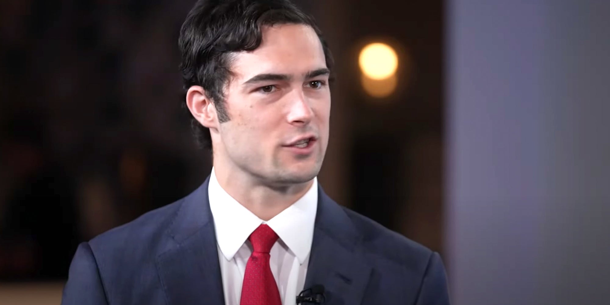 Rep. Brandon Gill speaks in an interview.