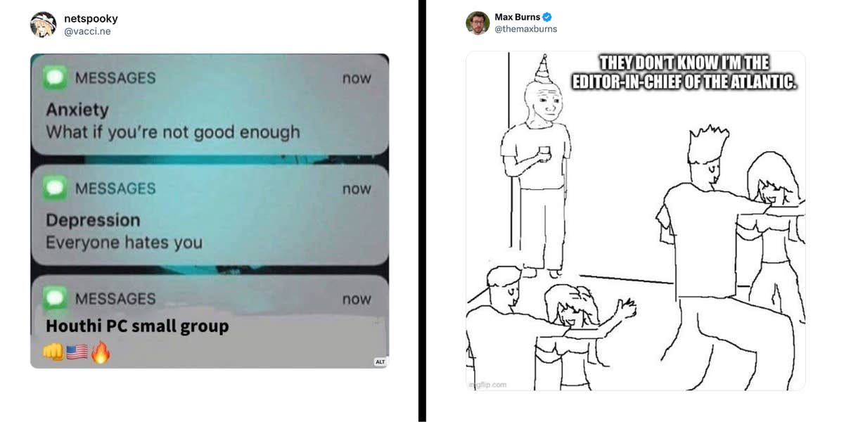 ‘Accidentally added to a war chat’ — 27 memes roasting the SignalGate leak