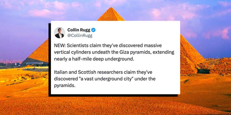 Why People Believe There S A Lost City Under Egypt S Pyramids And Why Why People Believe There S A Lost City Under Egypt S Pyramids And Why