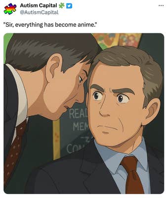 21 famous memes reimagined as Studio Ghibli scenes using AI ...